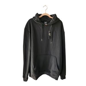 NWT Rudolph Men's Fleece Pullover Hoodie Black 3XL